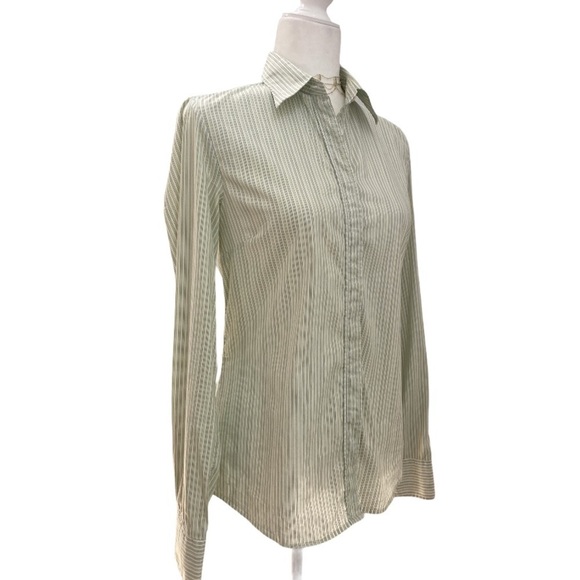 Agnona Italy Striped Tailored Button down Shirt - Picture 3 of 12